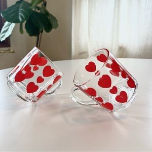 Vintage Heart Mugs